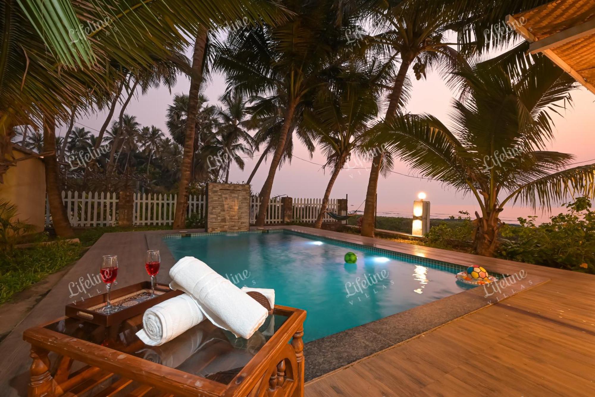 En Ocean Infinity Pool Villa Overlooking Sea ,Beach Touch Alibag Bagian luar foto
