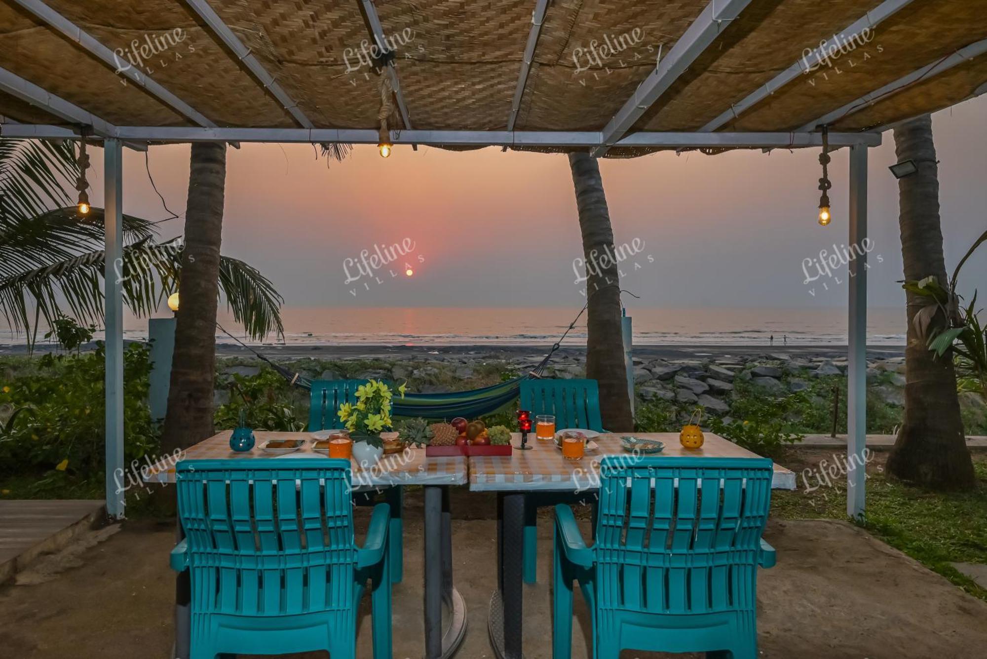 En Ocean Infinity Pool Villa Overlooking Sea ,Beach Touch Alibag Bagian luar foto