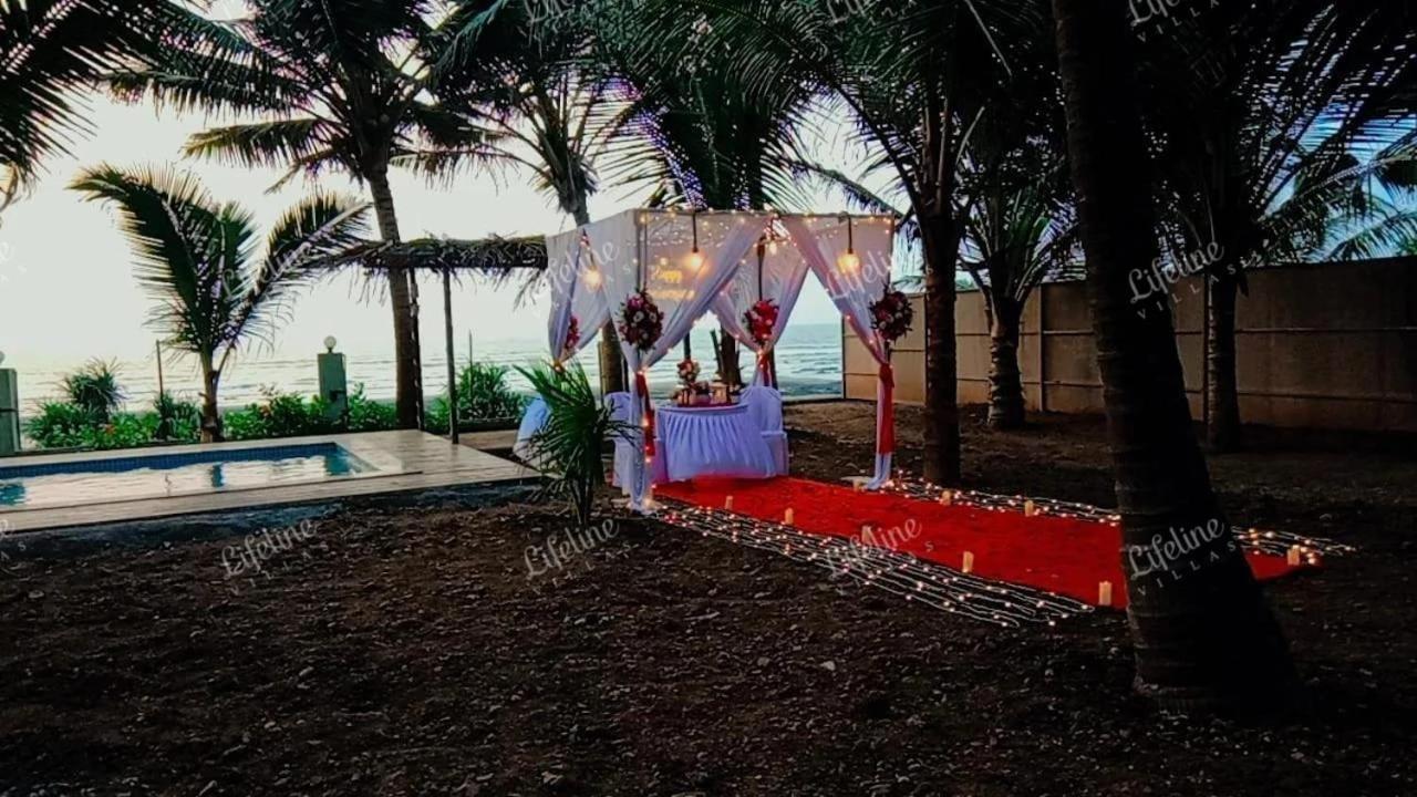 En Ocean Infinity Pool Villa Overlooking Sea ,Beach Touch Alibag Bagian luar foto